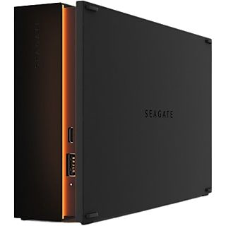 Disco duro externo 16 TB - Seagate Firecuda Gaming Hub STKK16000400, HDD, USB 3.0 Gen 1, LED RGB, Negro