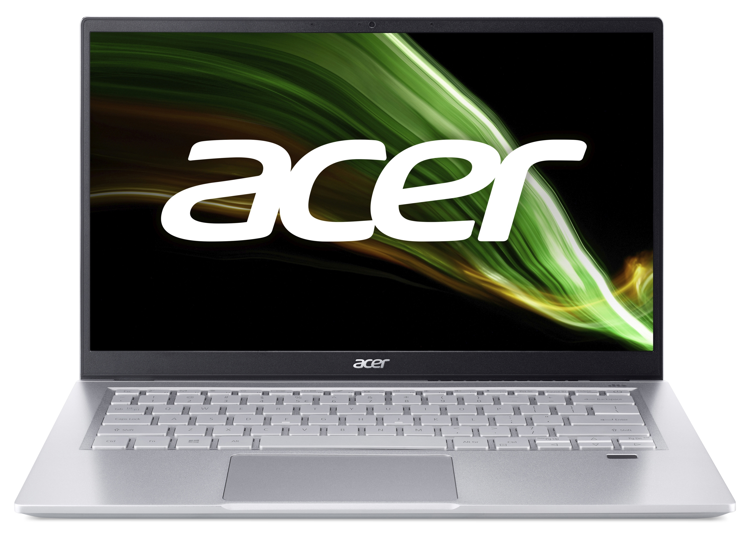 ACER Swift Display, 10 (SF314-511-711G) RAM, 3 14 GB 16 (64 Zoll i7 Tastaturbeleuchtung, Windows Intel®, TB Silber Notebook, Prozessor, Iris® mit Core™ Home 1 Bit) Xe, SSD, Intel® mit
