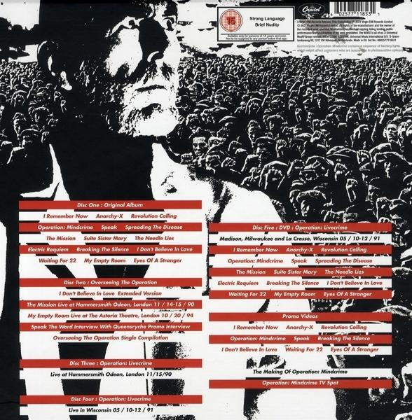 Queensrÿche - Operation Mindcrime (Ltd.4CD+1DVD Box)  - (CD + DVD Video)