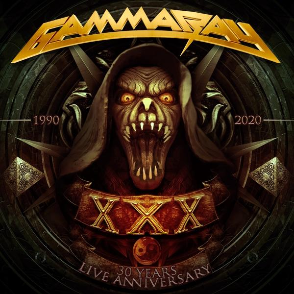 Cover-Art für das XXX-Album von Gamma Ray mit einem Monstergesicht.
