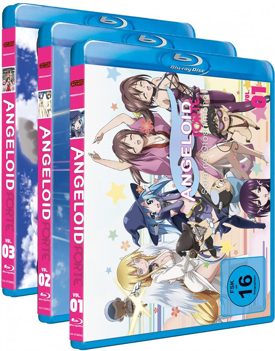 - Blu-ray Otoshimono 2 Angeloid - Sora - Staffel - Forte - Vol.1-3 no Bundle Gesamtausgabe