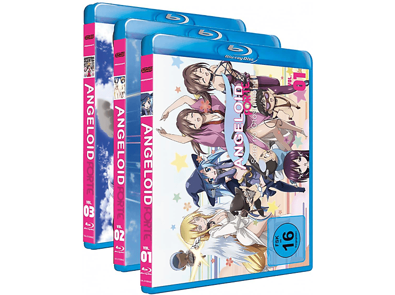 - Blu-ray Otoshimono 2 Angeloid - Sora - Staffel - Forte - Vol.1-3 no Bundle Gesamtausgabe