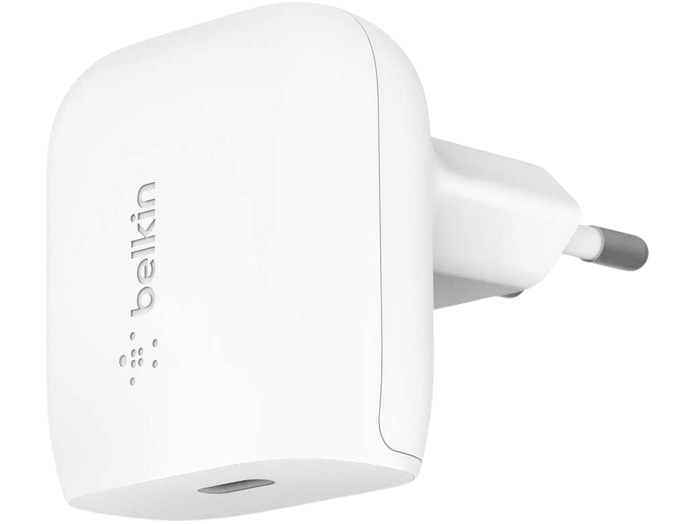 Belkin Cargador De pared usbc 20 w iphone 13 pro max mini y modelos anteriores ipad air 2020 8.ª generación conector ‎wca003vfwh 20w