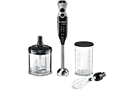 de | Braun Minipimer MQ7025X, 1000 0.6 l, ActiveBlade, SplashControl, 3 accesorios, Negro/Acero