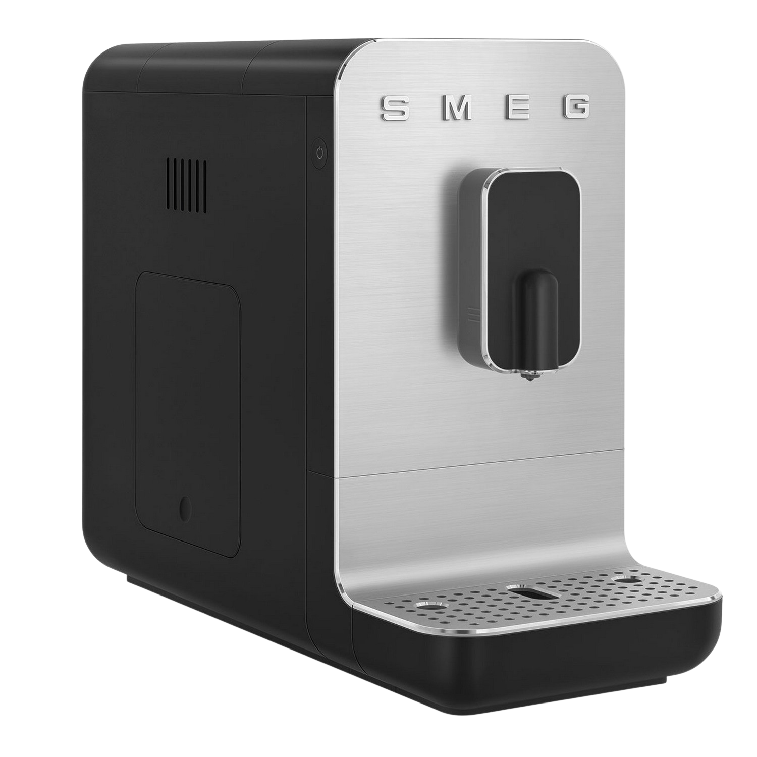 Cafetera superautomática - Smeg BCC01BLMEU, 1350 W, 1.4 l, 19 bar, Con molinillo, 4 programas, Negro