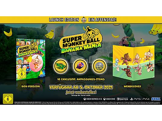 Super Monkey Ball: Banana Mania - Launch Edition - Nintendo Switch - Deutsch