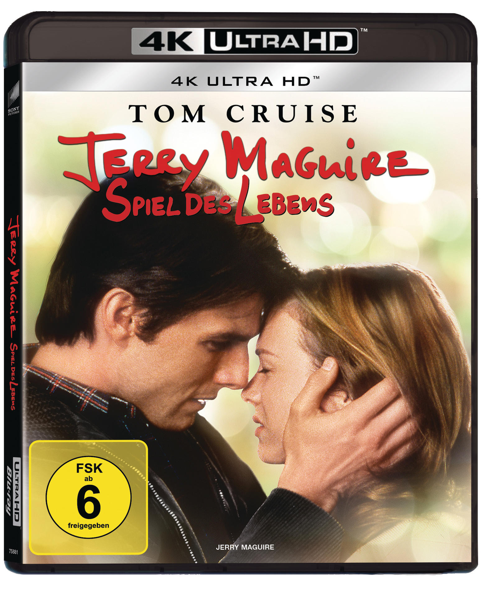 Filmcover von "Jerry Maguire" mit Tom Cruise und Renee Zellweger, deutscher Titel.