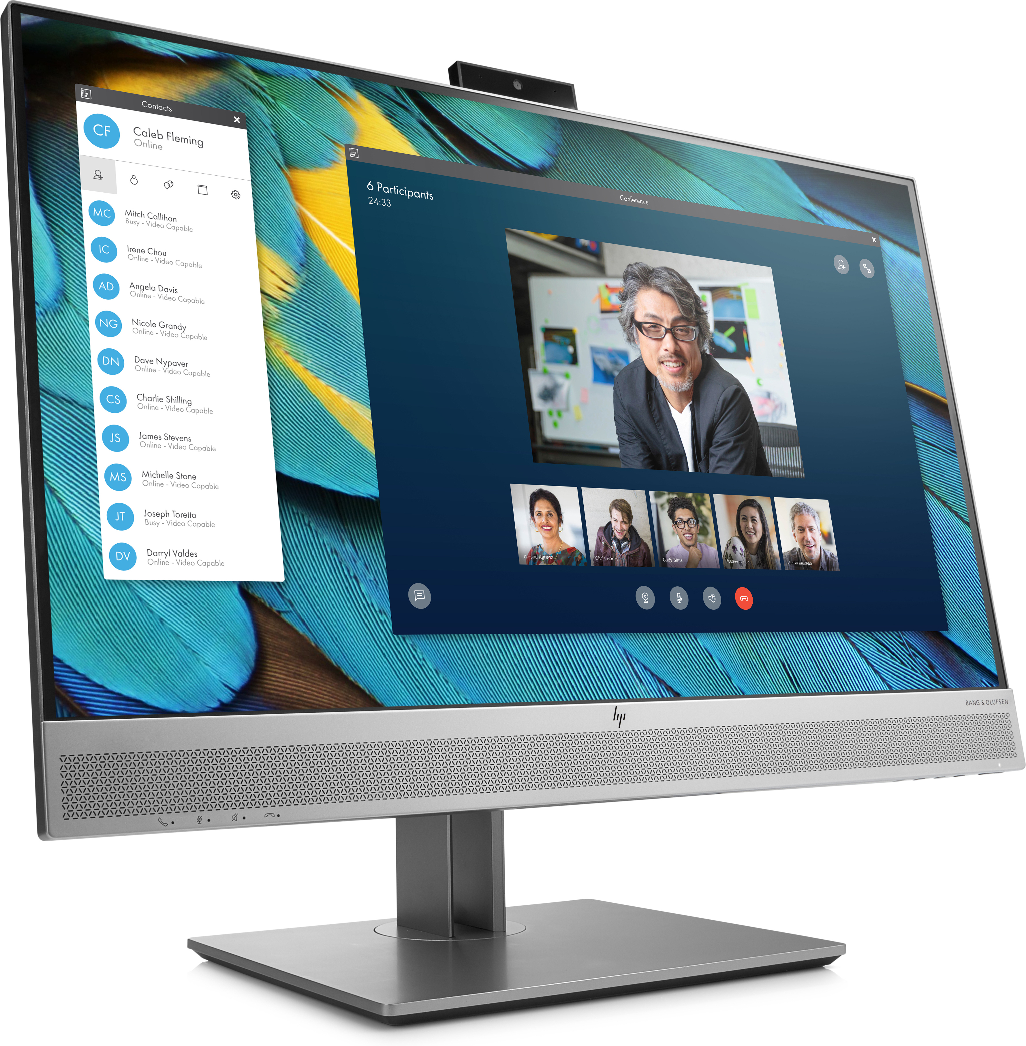 HP Monitor EliteDisplay E243m, 23.8 Zoll, silber (1FH48AA) 23,8 Zoll Monitor, Full-HD, 5 ms Reaktionszeit, 250 cd/m², 60 Hz, Silber