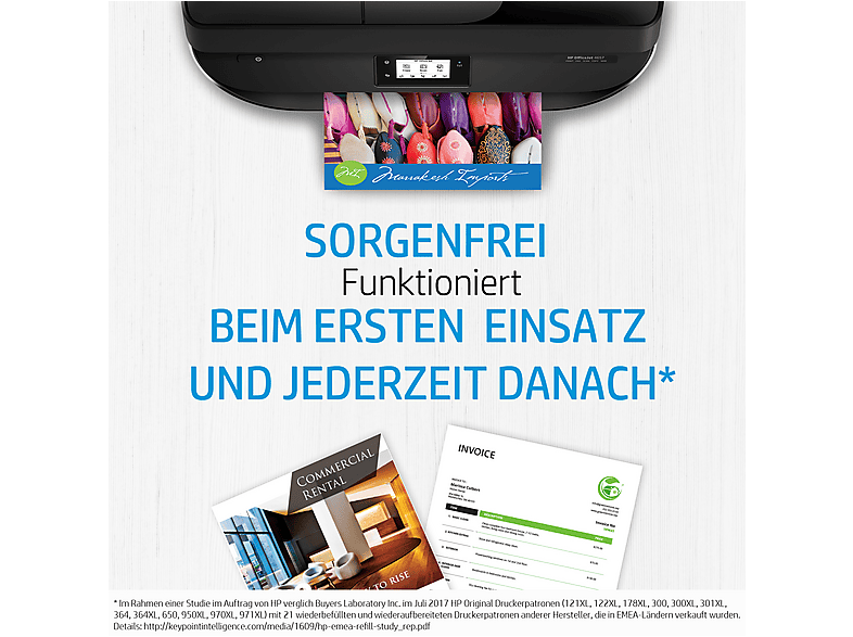HP Nr. 305XL, Mehrfarbig (3YM63AE) Tintenpatrone; Tinte auf Farbstoffbasis — Foto 2 von 5