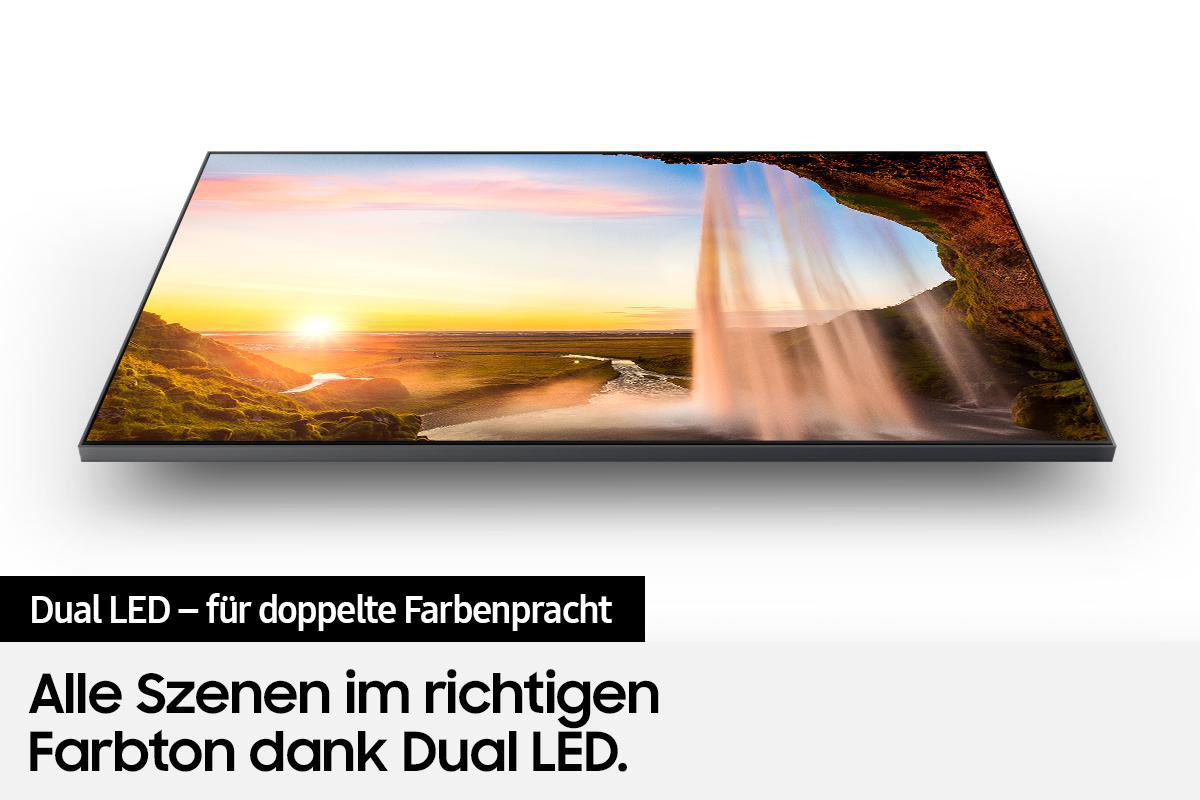 SAMSUNG GQ85Q70A QLED TV (Flat, 85 Zoll / 214 cm, UHD 4K, SMART TV, Tizen)