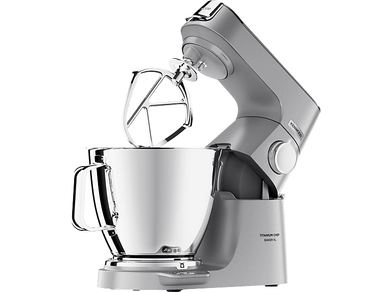 KENWOOD Titanium Silber l, Watt) 1200 (Rührschüsselkapazität: Baker KVL85.004SI Chef XL 7 Küchenmaschine