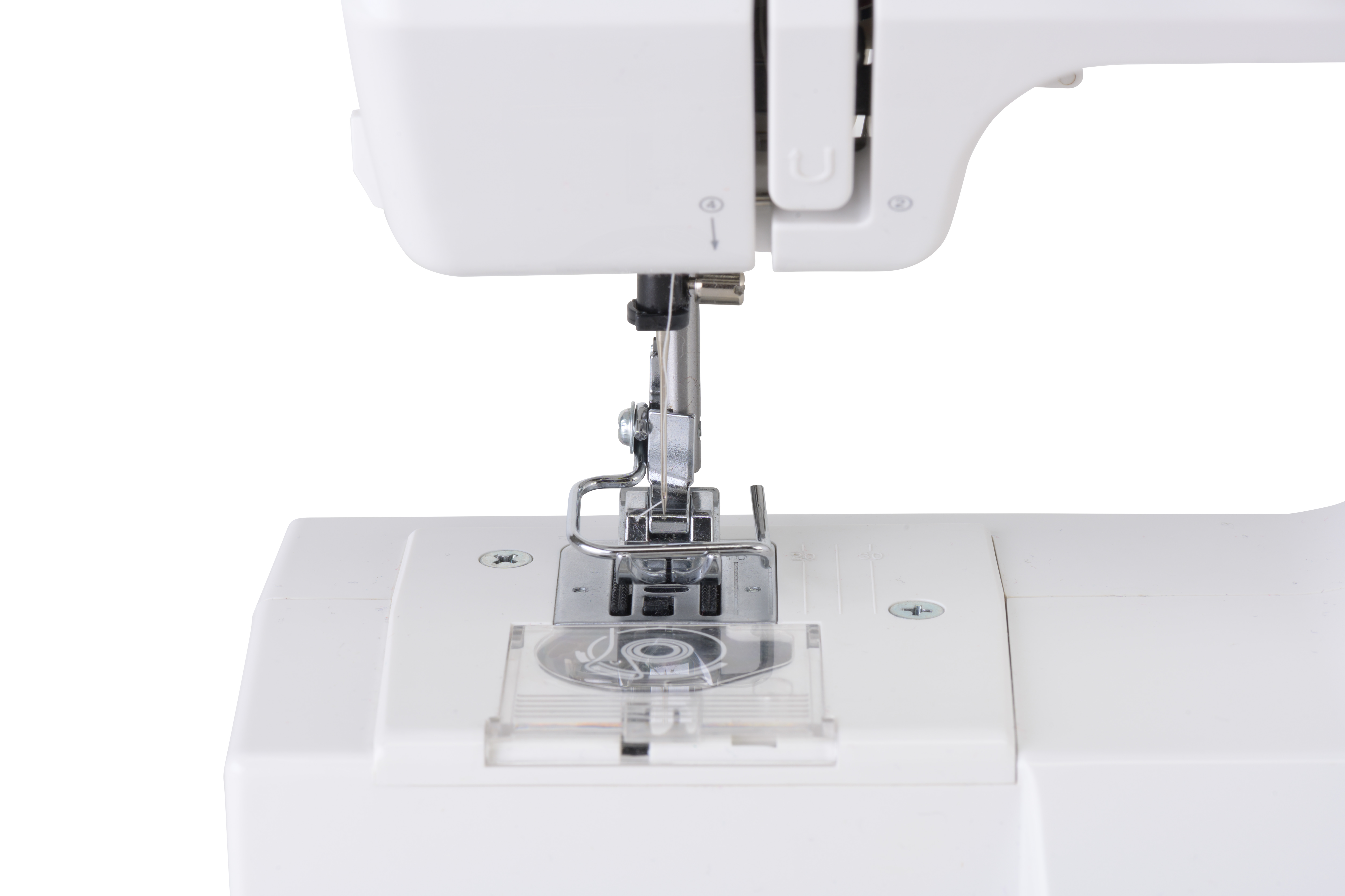 SINGER Reise-Nähmaschine M1005 Nähmaschine (Freiarmnähen, Weiß/Rot)