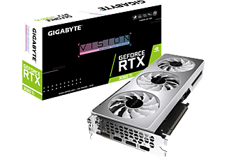 GIGABYTE GeForce RTX™ 3060 Ti Vision OC  8GB LHR (GV-N306TVISION OC-8GD 2.0) (NVIDIA, Grafikkarte)