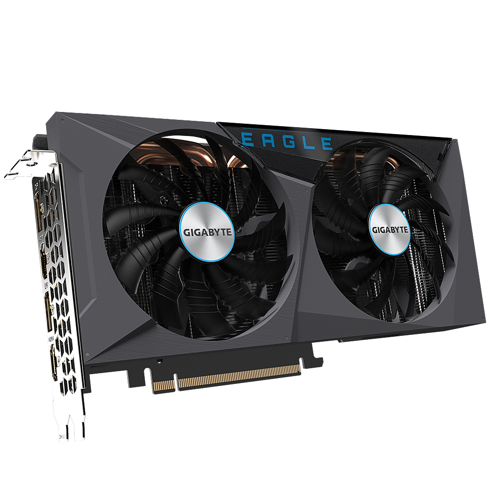 GIGABYTE GeForce RTX™ 3060 Ti Eagle OC 8GB LHR (GV-N306TEAGLE OC-8GD 2.0) (NVIDIA, Grafikkarte)