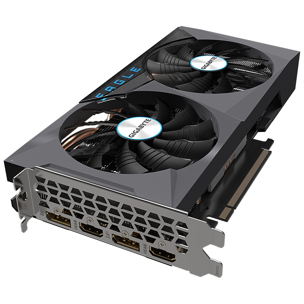 GIGABYTE GeForce RTX™ 3060 Ti Eagle OC 8GB LHR (GV-N306TEAGLE OC-8GD 2.0) (NVIDIA, Grafikkarte)