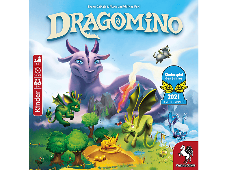 Gesellschaftsspiel Dragomino - Kinderspiel für 2 bis 4 Spieler
