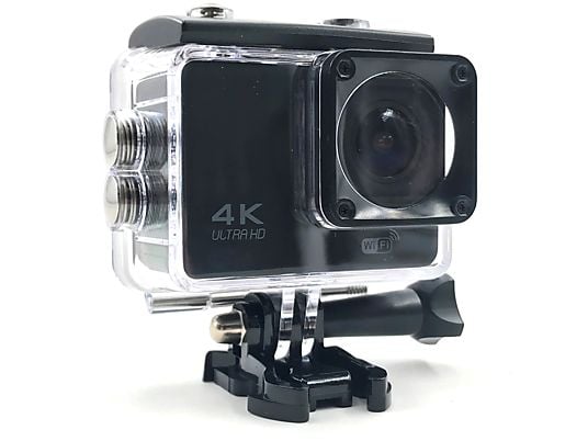 Cámara deportiva - SK8 Cam 4K, Vídeo Ultra HD, WiFi, Super angular, Pantalla LCD