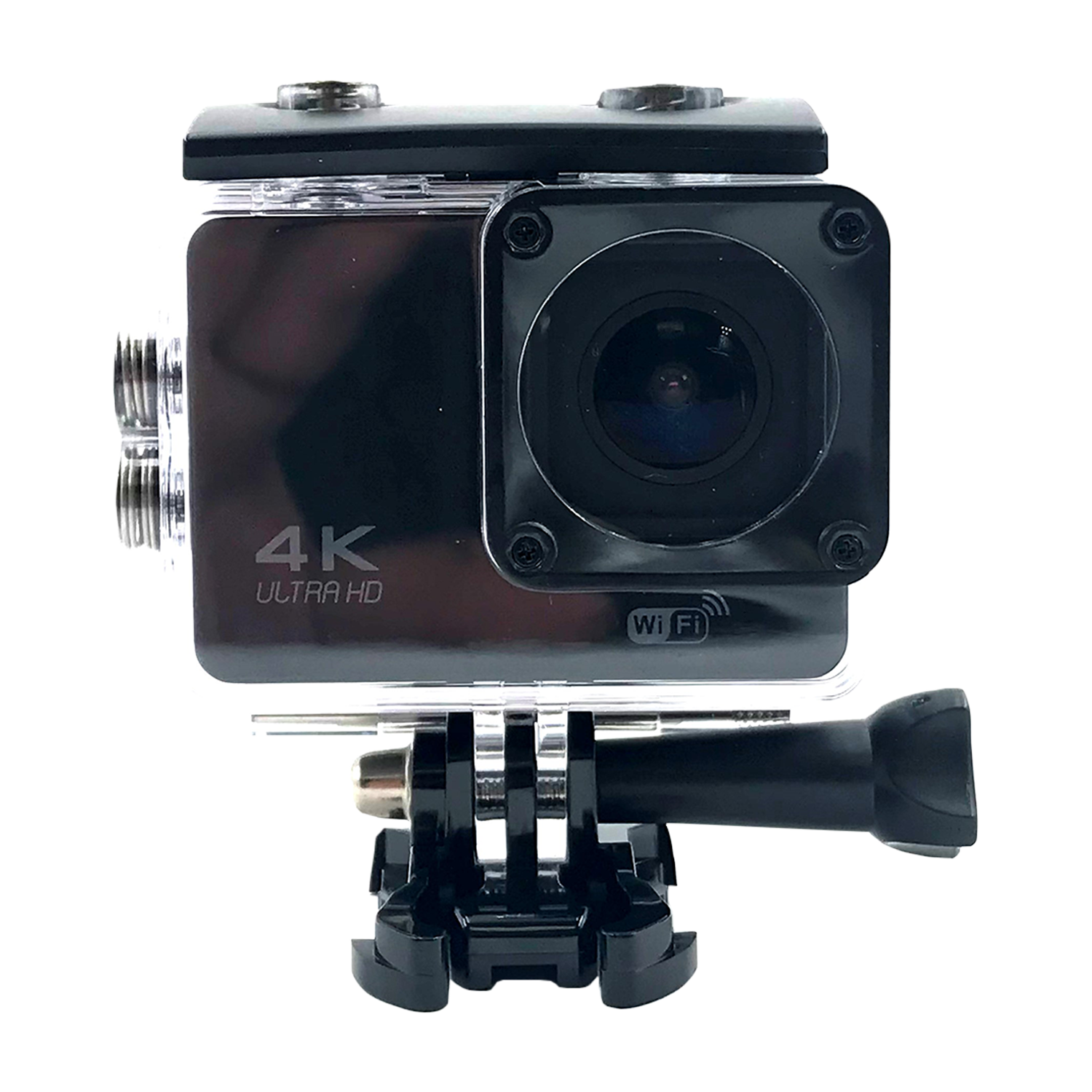 Deportiva Sk8 Cam 4k ultra hd wifi super angular pantalla lcd negra accion 30fps accesorios 59x24x41mm linea plus sk84k.. 8