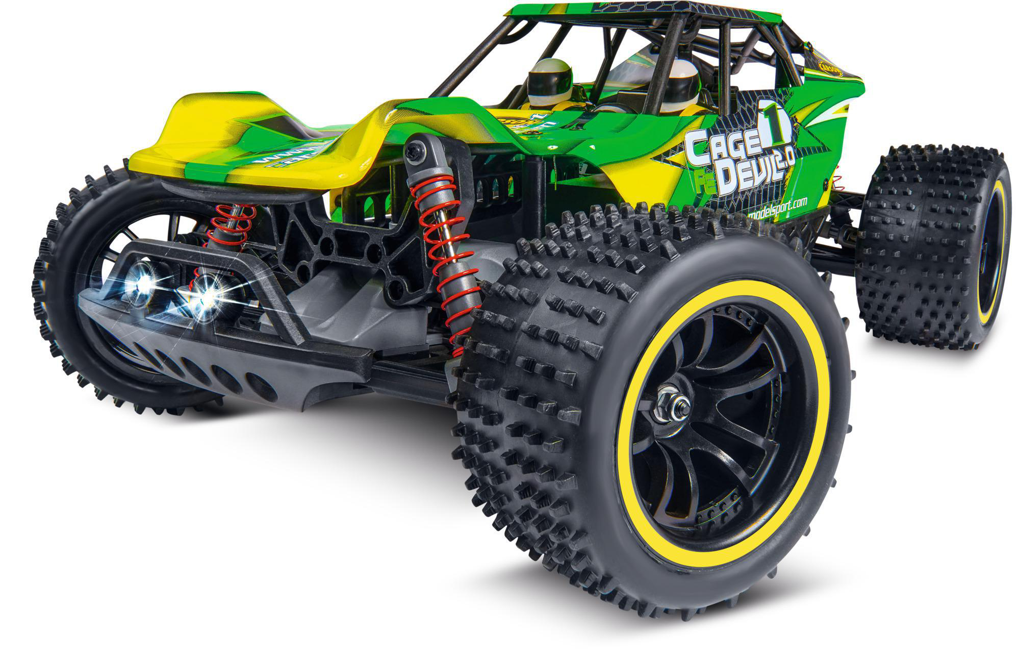 CARSON 1:10 Cage Devil FE 2.0 2.4GHz 100% RTR ferngesteuertes Spielfahrzeug, Grün
