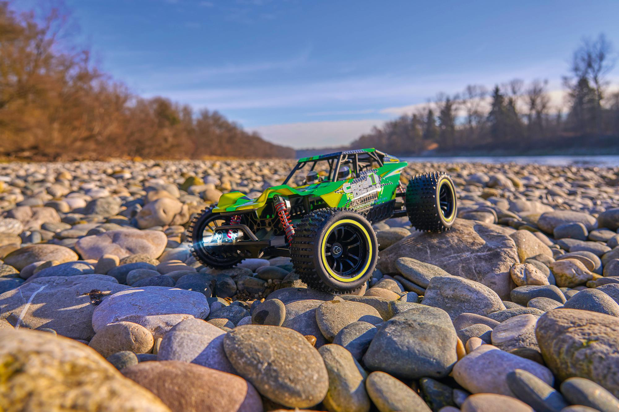 CARSON 1:10 Cage Devil FE 2.0 2.4GHz 100% RTR ferngesteuertes Spielfahrzeug, Grün