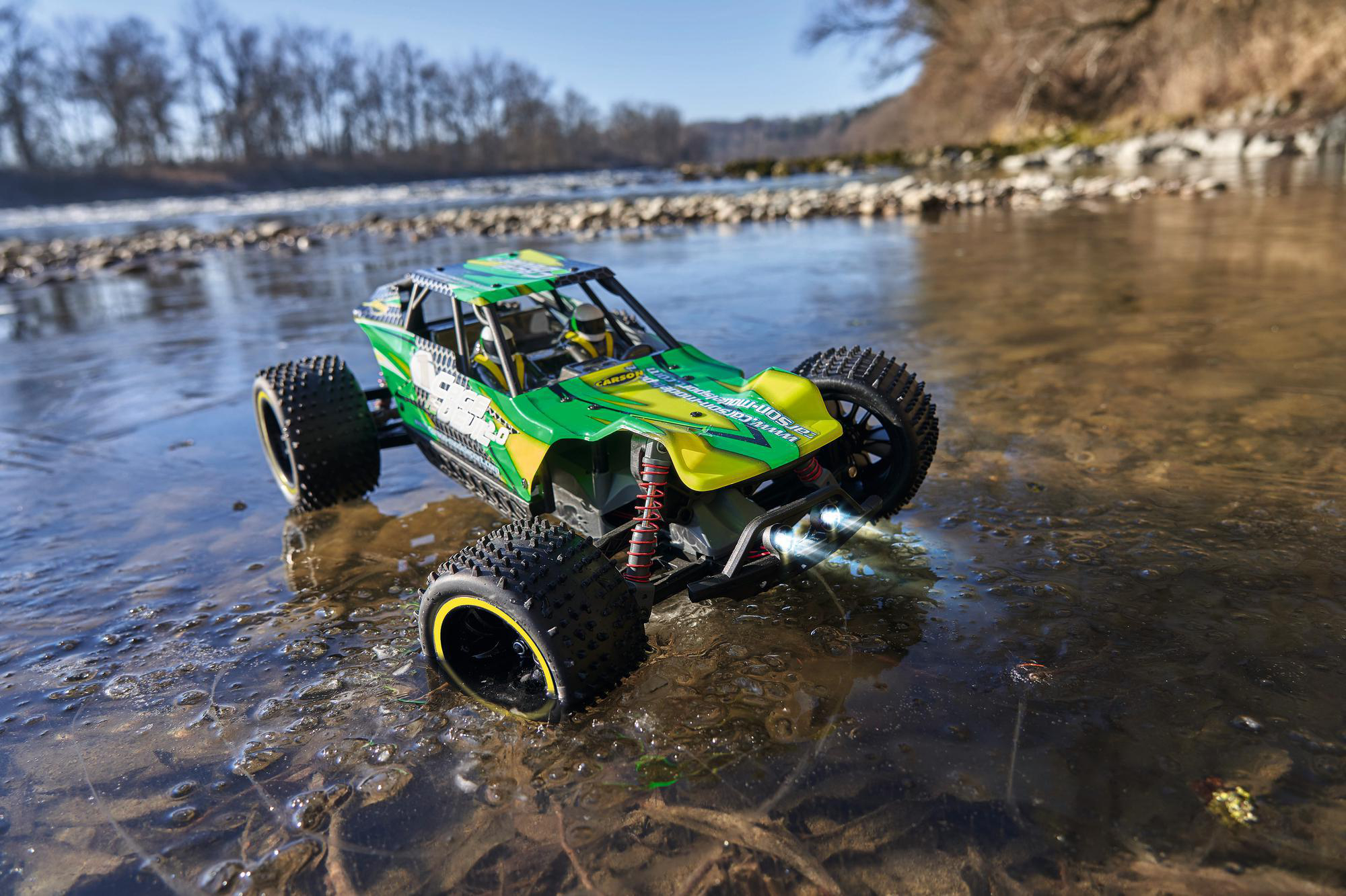 CARSON 1:10 Cage Devil FE 2.0 2.4GHz 100% RTR ferngesteuertes Spielfahrzeug, Grün