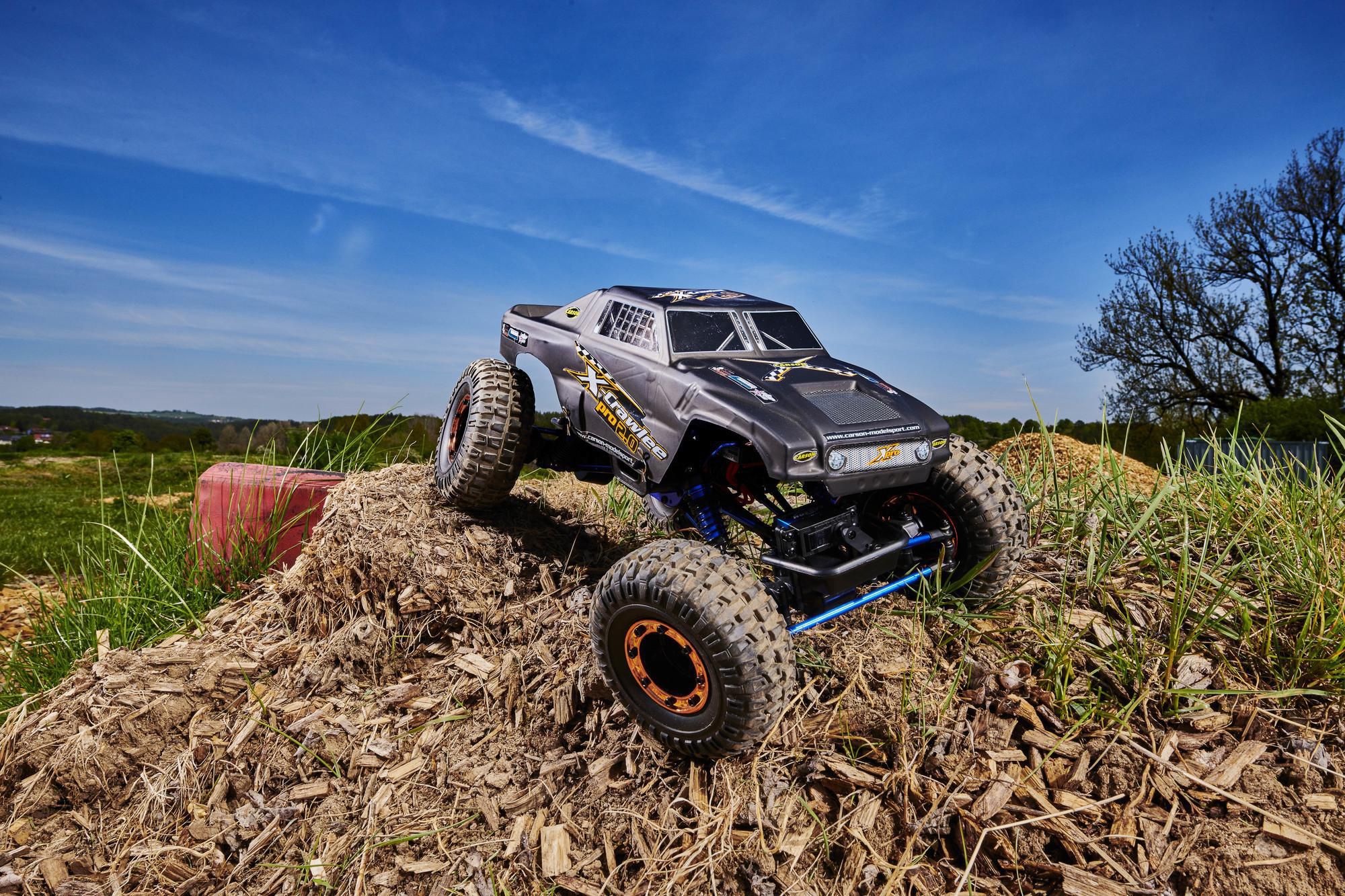 CARSON 1:10 X-Crawlee Pro 2.0 100%RTR ferngesteuertes Spielfahrzeug, Schwarz