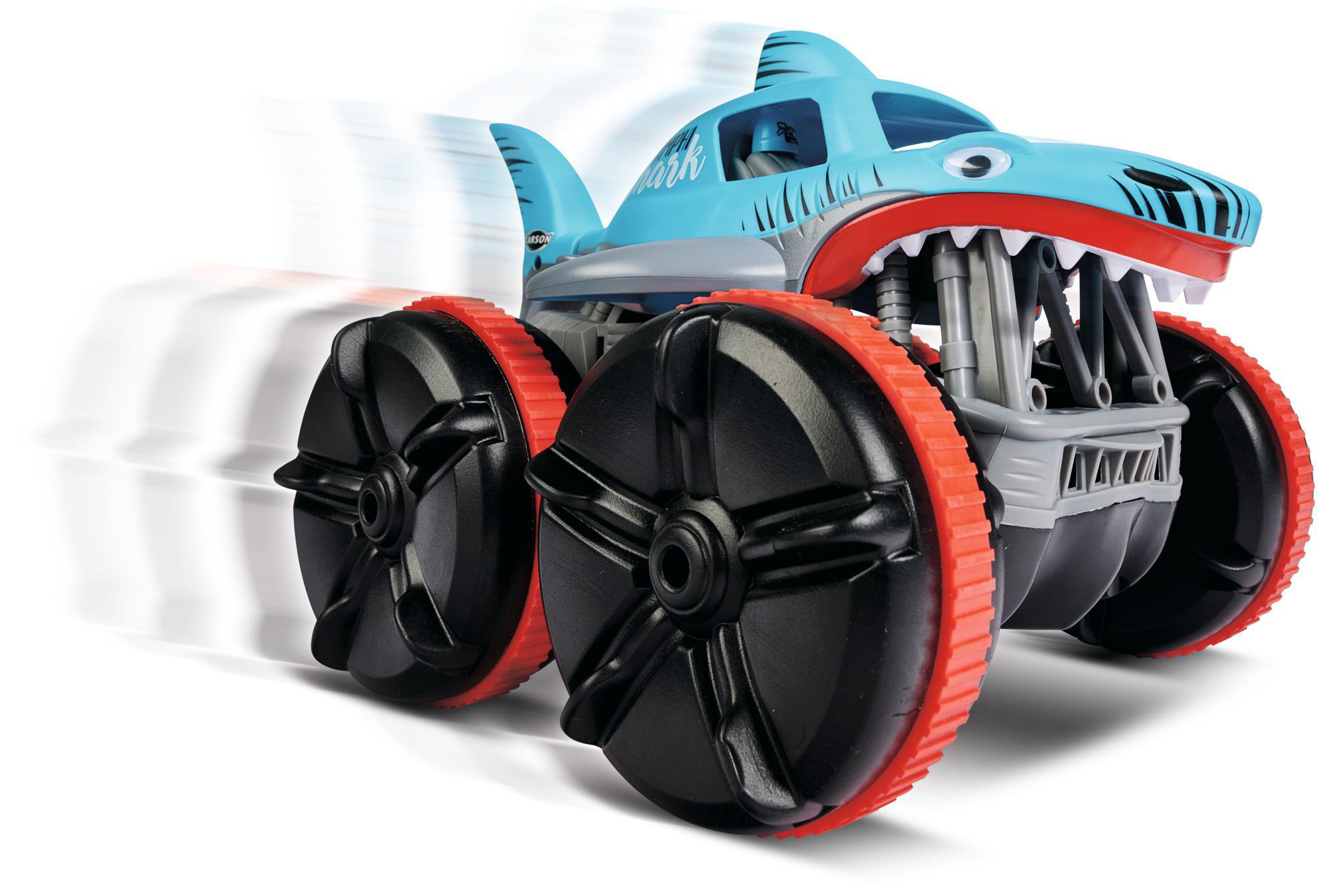 CARSON Amphi Shark 2.4GHz 100% RTR ferngesteuertes Spielfahrzeug, Blau