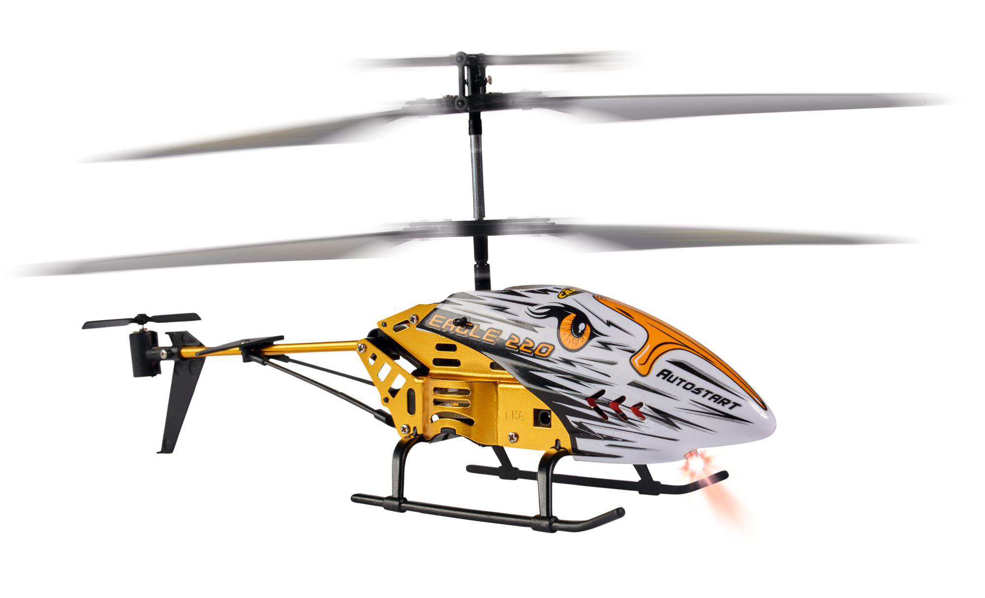 CARSON Eagle 220 Autostart 2.4G 100% RTF ferngesteuerter Helikopter, Mehrfarbig