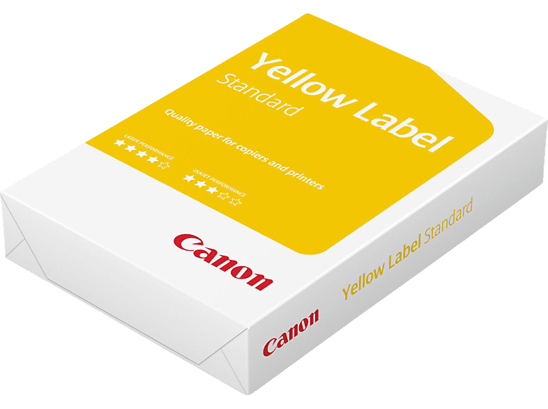 Oprichter verkwistend lepel CANON Yellow Label Standard Druckerpapier 210x297 mm A4 500 Blatt Din A4  Papier 80g/m² Papier, Etiketten & Folien | MediaMarkt