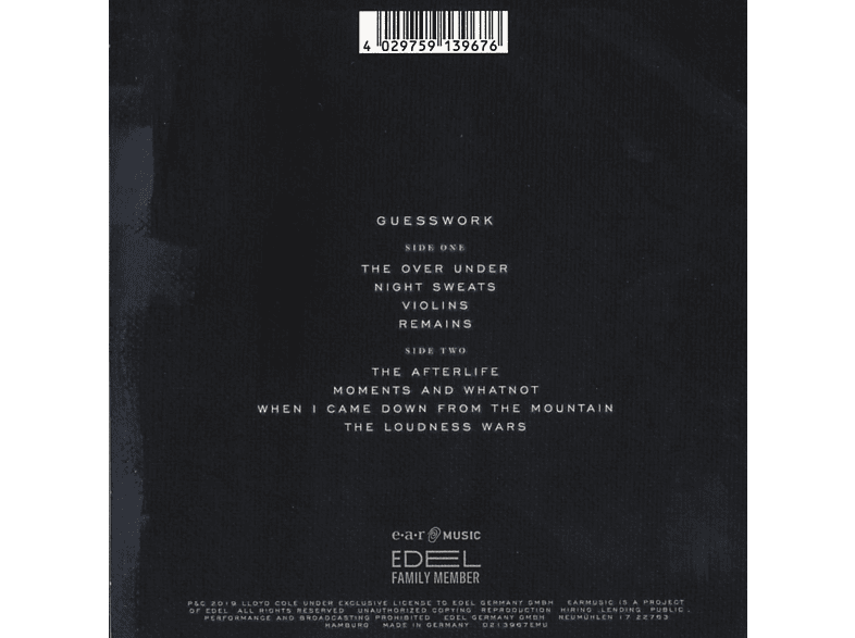 Thumbnail - Lloyd Cole - Guesswork (CD)