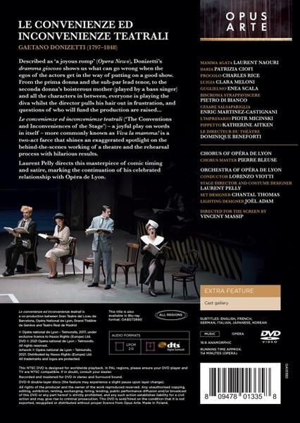Ciofi,Patrizia/Viotti,Lorenzo/Opera de Lyon/+ - Le convenienze ed inconvenienze teatrali  - (DVD)