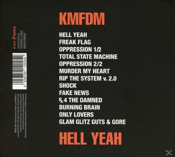 Rückseite einer CD-Hülle mit Titelliste eines Musikalbums und Text.
