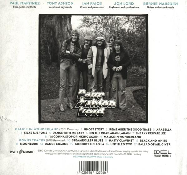 Paice Ashton Lord - Malice In Wonderland (2019 Reissue)  - (CD)