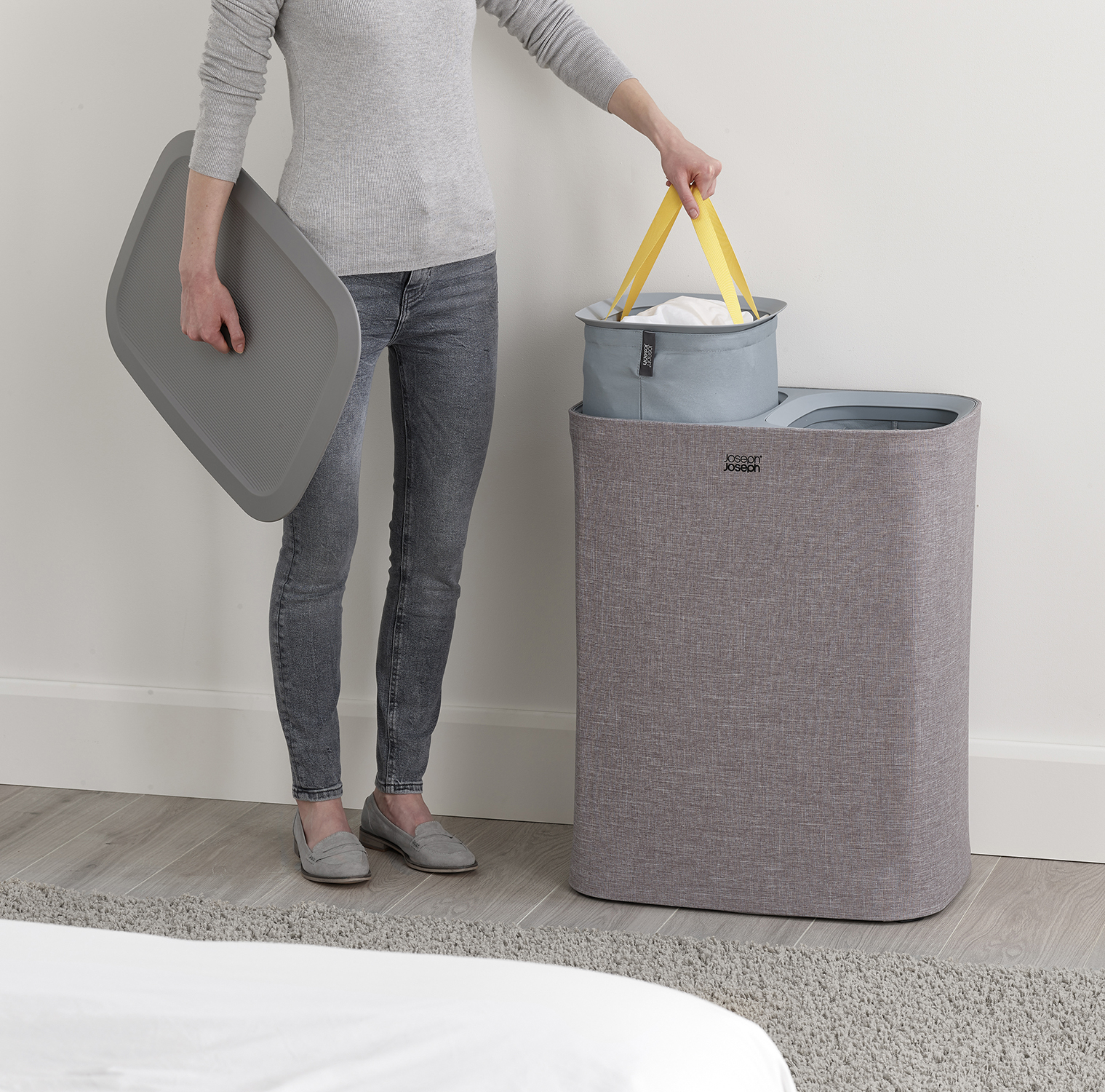 JOSEPH JOSEPH Tota 90 liter Grijs