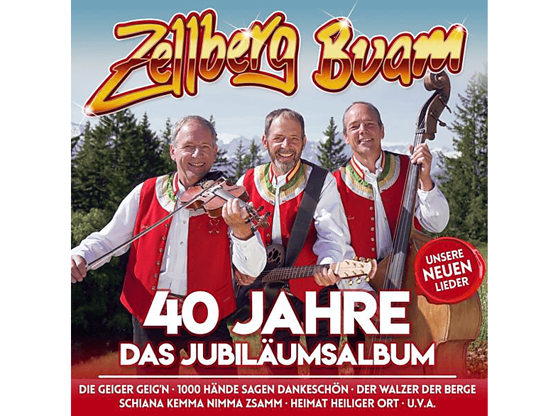 Zellberg - 40 Jahre - Buam Jubiläumsalbum (CD)