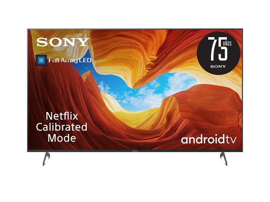 TV LED 55" - Sony KD-55XH9096, UHD 4K, HDR, X1, FALD, Smart TV (Android TV), Asistente de Google, Negro