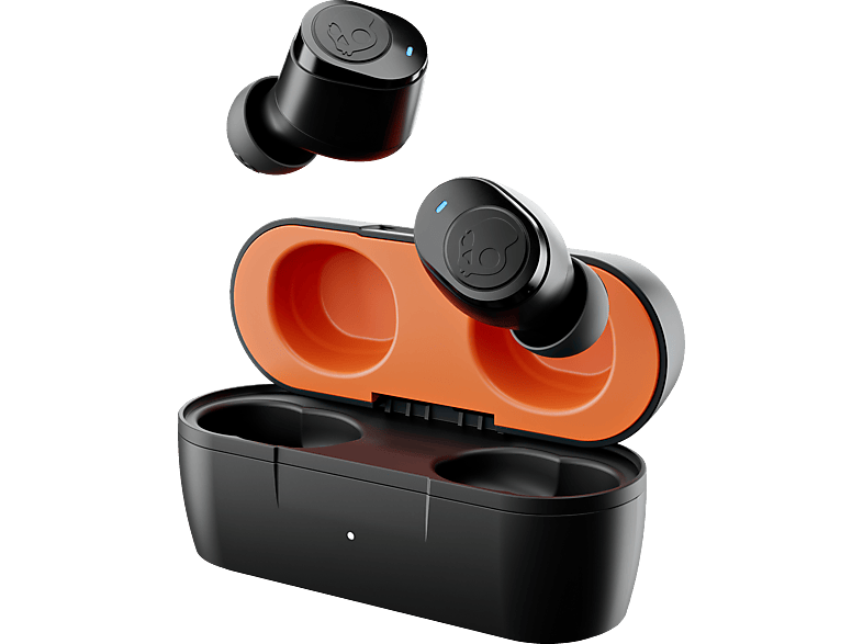 SKULLCANDY JIB, Orange Schwarz Kopfhörer Wireless True Bluetooth / In-ear