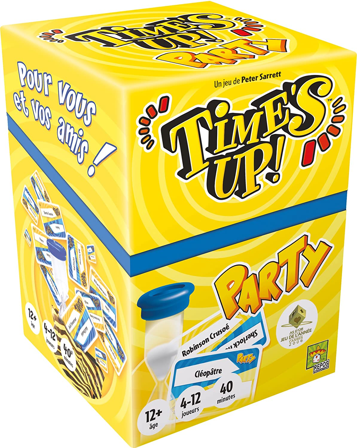 Time's Up! Party Jaune (FR) - Jeu de Cartes