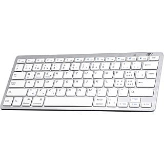 ISY IBK-1000-CH - Bluetooth Tastatur (Weiss/Silber)
