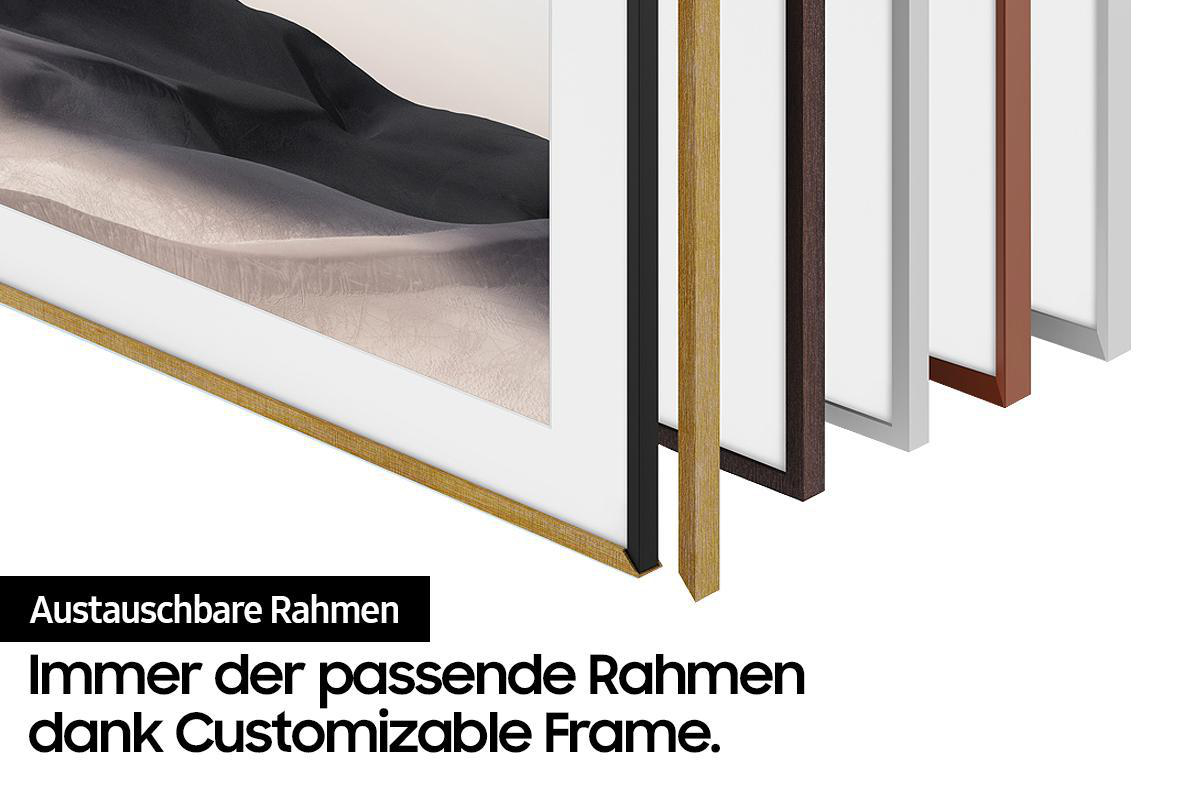 SAMSUNG GQ75LS03AAU The Frame QLED TV (Flat, 75 Zoll / 189 cm, UHD 4K, SMART TV)