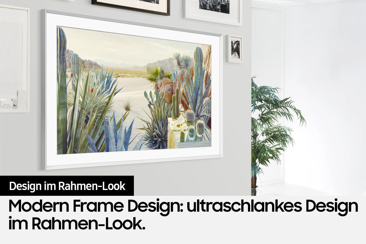 SAMSUNG GQ75LS03AAU The Frame QLED TV (Flat, 75 Zoll / 189 cm, UHD 4K, SMART TV)