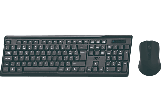 ISY IDE-2500-CH - Tastatur + Maus (Schwarz)