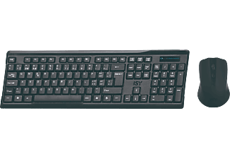 ISY IDE-2500-CH - Tastiera + Mouse (Nero)