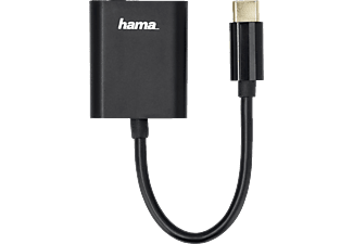 HAMA 187206 2-in-1 Adapter USB-C naar Audio