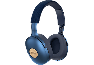 HOUSE OF MARLEY Positive Vibration XL - Auricolare Bluetooth (Over-ear, Blu)