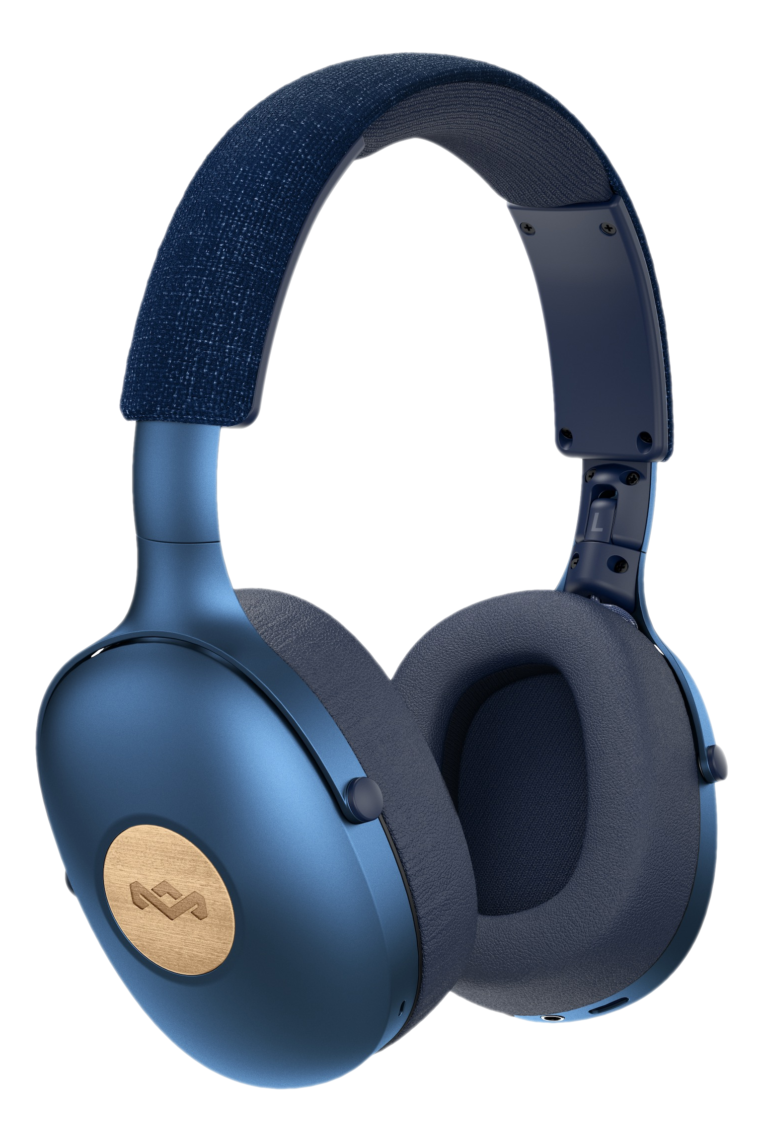 HOUSE OF MARLEY Positive Vibration XL - Bluetooth Kopfhörer (Over-ear, Blau)
