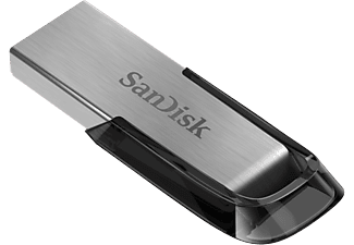 Memoria USB 64 GB - SanDisk Ultra Flair, USB 3.0, 150 MB/s, Compatible USB 2.0, Con SecureAccess™, Plata