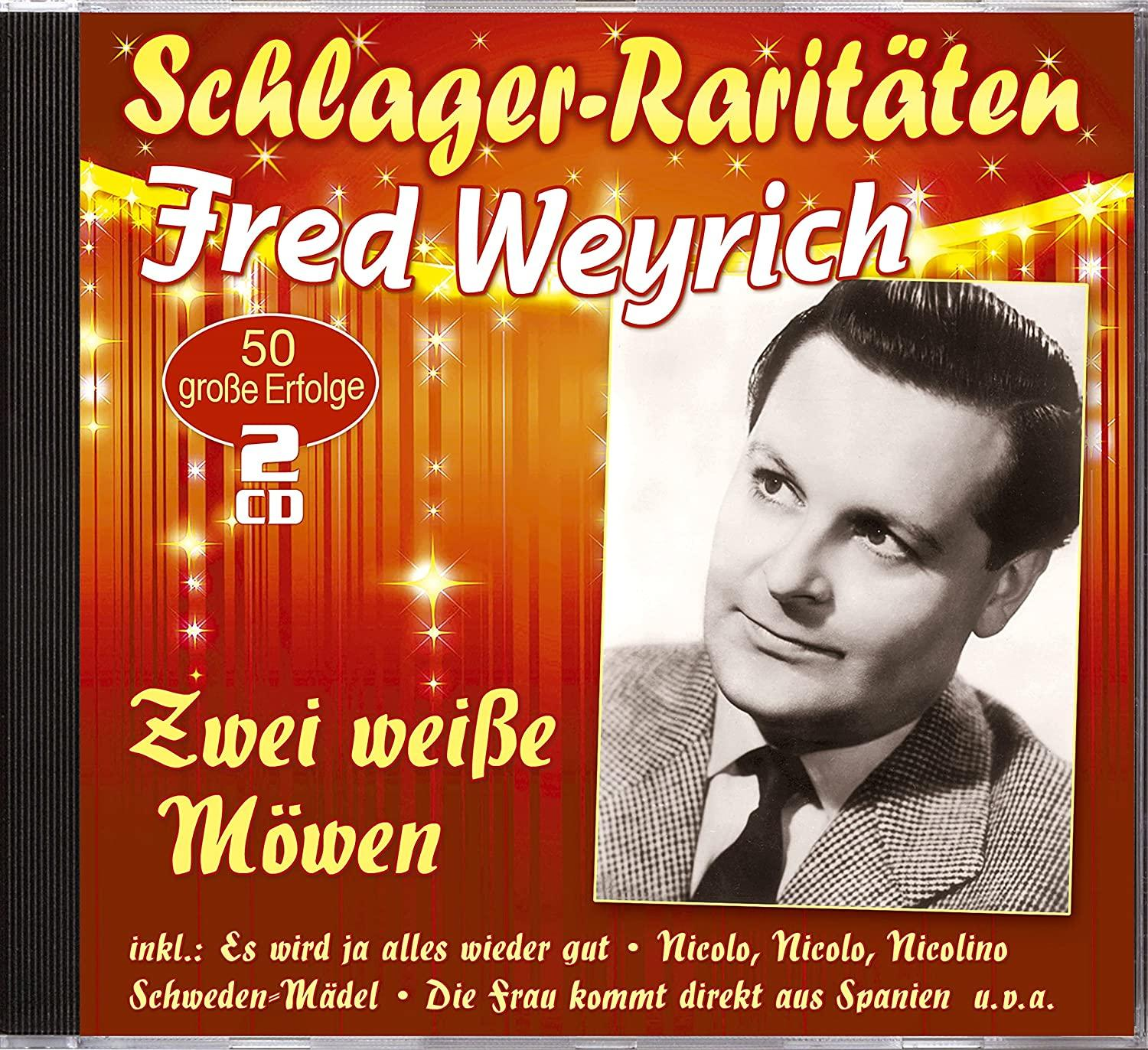 CD-Cover mit Männergesicht und Text auf Deutsch: Schlager-Raritäten.