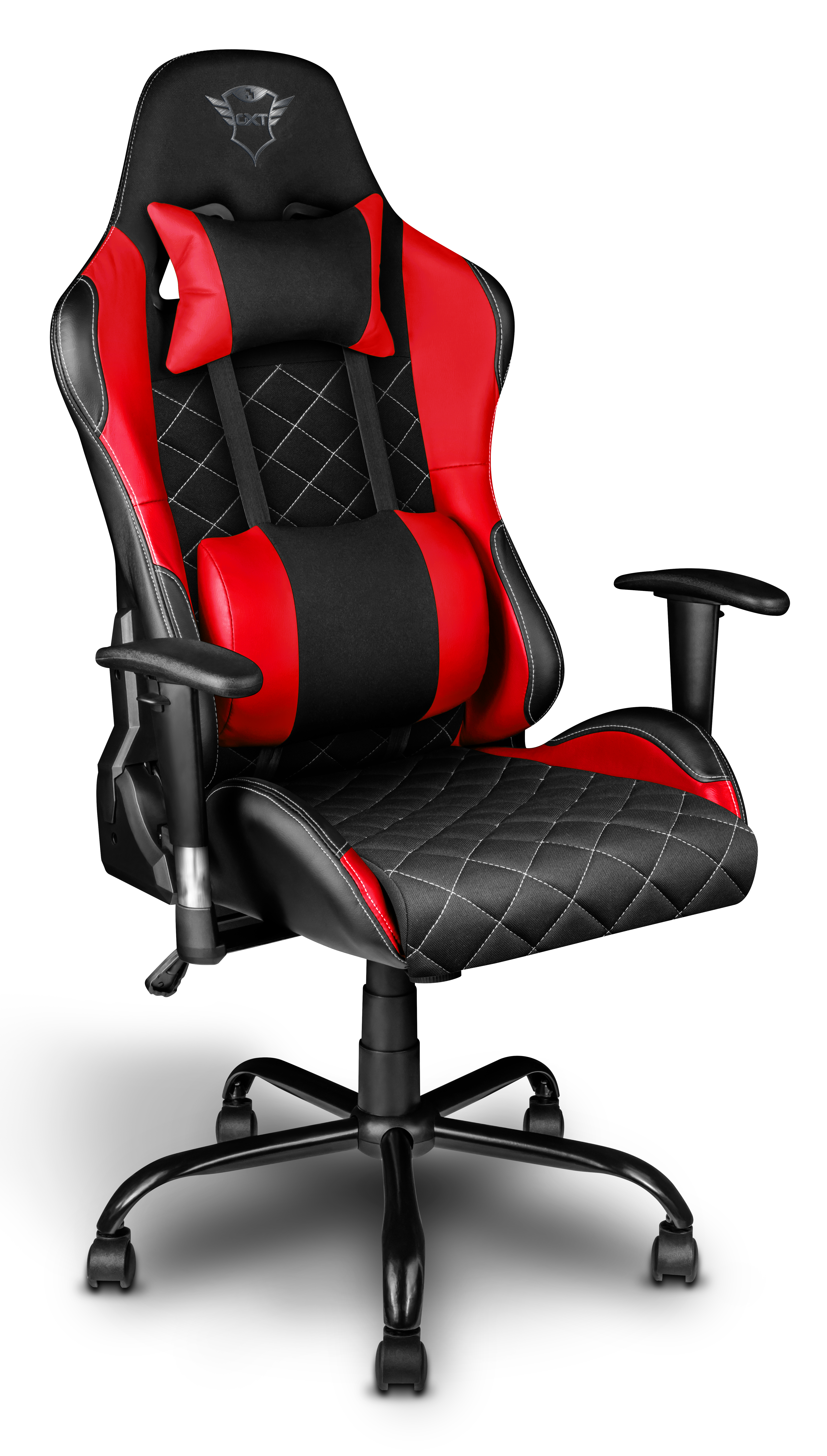 TRUST GXT 707R Resto Gaming Stuhl, Schwarz/Rot