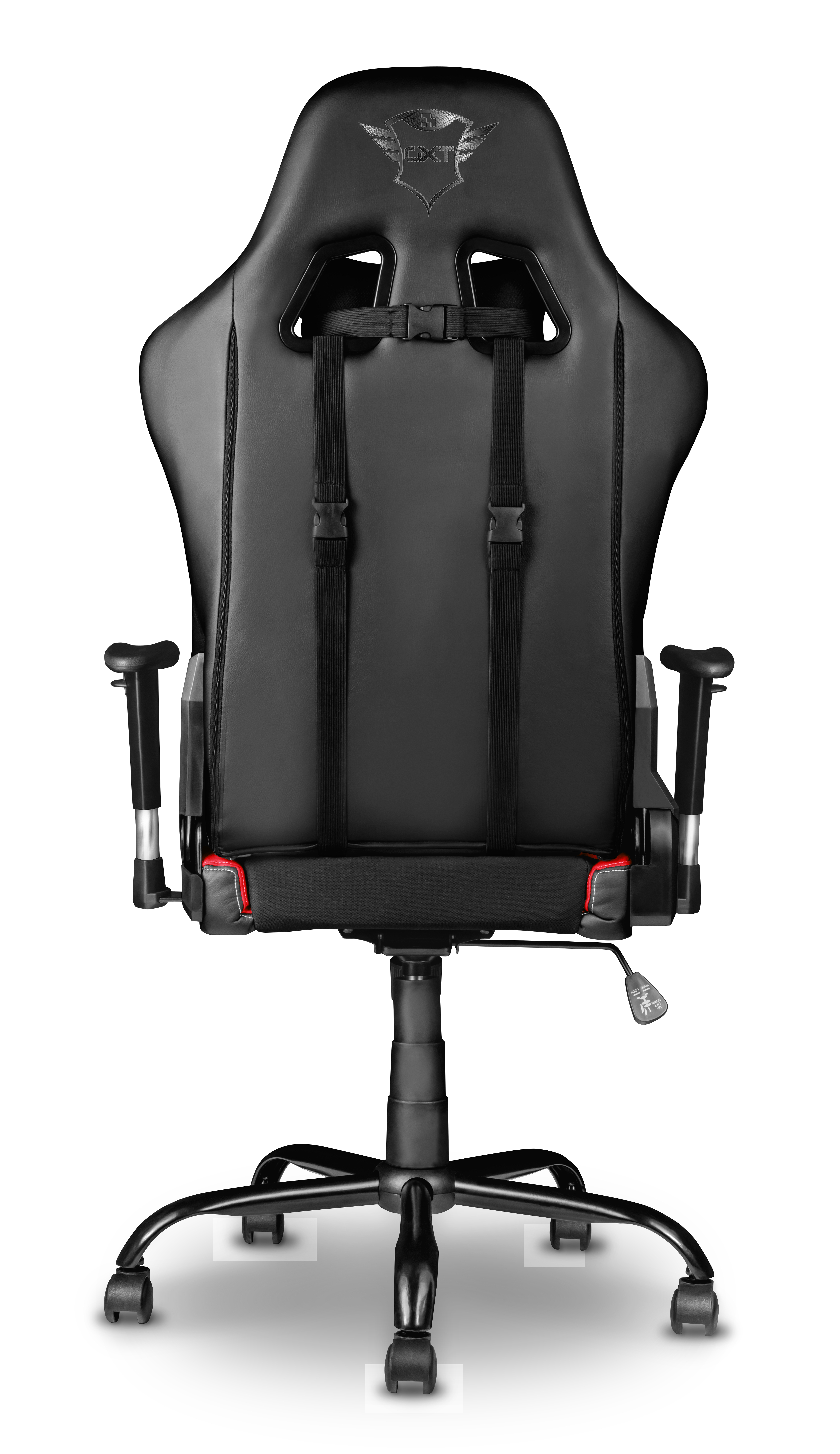 TRUST GXT 707R Resto Gaming Stuhl, Schwarz/Rot